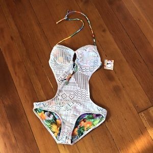 🔥NWT!🔥 OP Crochet Monokini One-piece Swimsuit